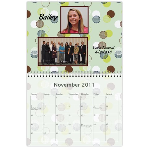 2011 Calendar By Tammy Nov 2011