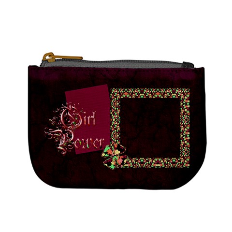 Girl Power Coin Bag 1 By Lisa Minor Front