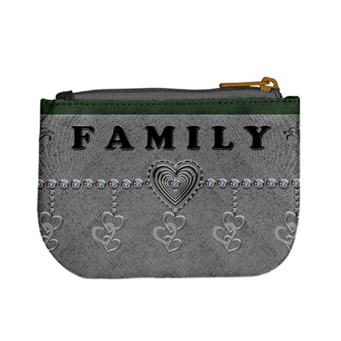 Family Love Mini Coin Purse By Lil Back