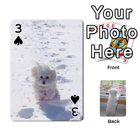 Playing Cards With Snowy s Photos By Xinpei Front - Spade3