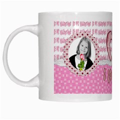 be my valentine mug - White Mug