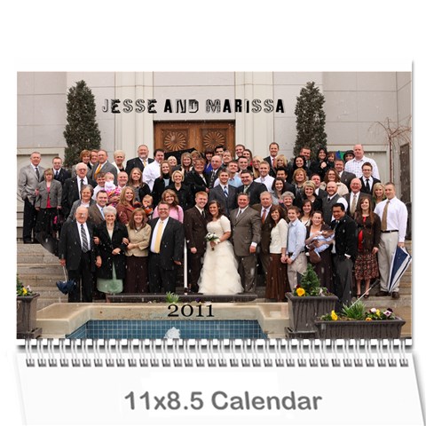 2011 Calendar By Marissa Eddy Cover