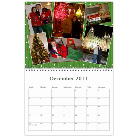2011 Calendar By Marissa Eddy Dec 2011