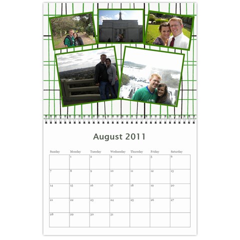 2011 Calendar By Marissa Eddy Aug 2011