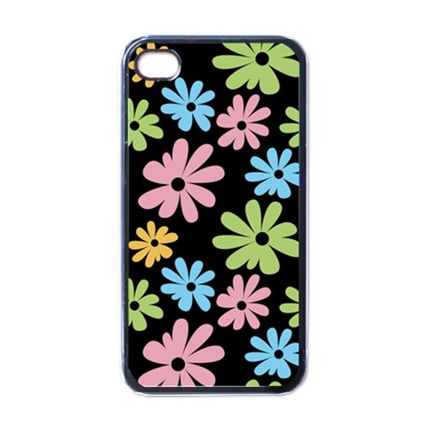 Black Flower Phone Case By Charlotte Young Front