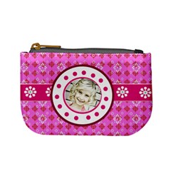 pink & Lime coin purse - Mini Coin Purse