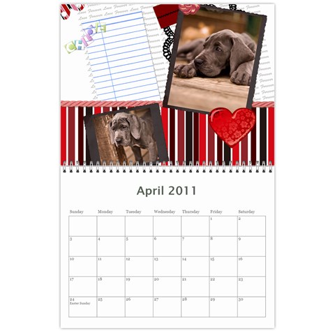 Chloes Calender By Melly Apr 2011