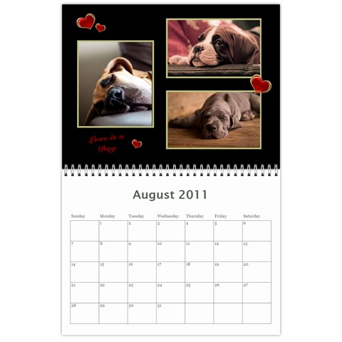 Chloes Calender By Melly Aug 2011