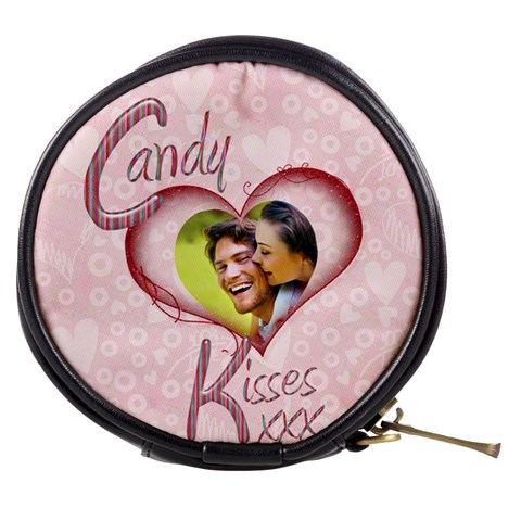 Candy Kisses Mini Makeup Case By Catvinnat Front