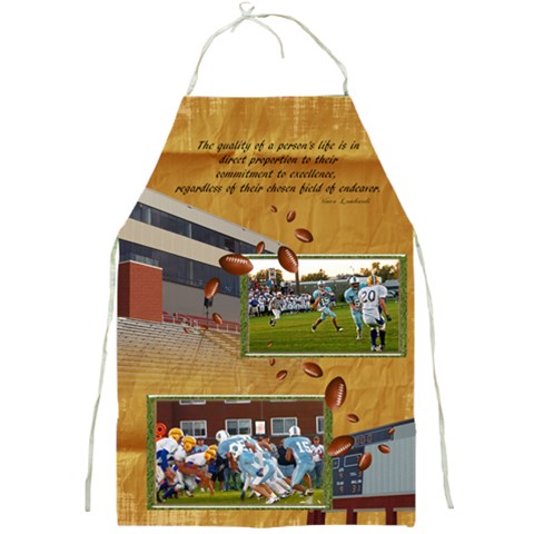 Football Apron1 By Spg Front
