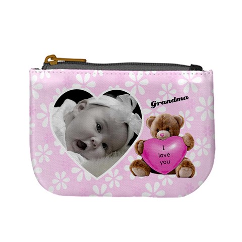 Valentine Love You Coin Purse By Laurrie Front