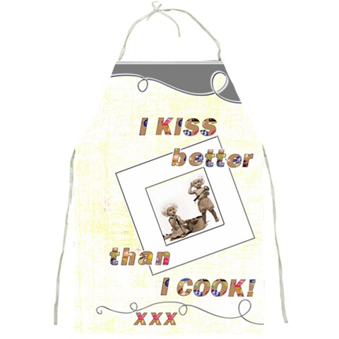 I Kiss Better Than I Cool Full Print Apron By Catvinnat Front