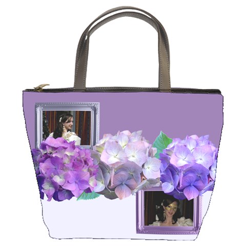 Pretty In Mauve Bucket Bag By Deborah Front