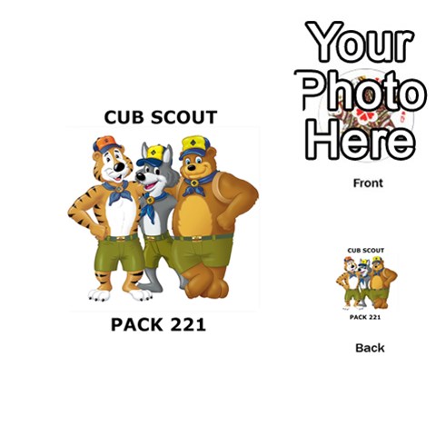 Cub Scout Game By Melissa Wulf Back