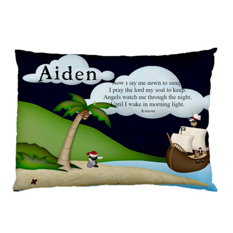 Aiden Pillow 2 By Melissa Wulf 26.62 x18.9  Pillow Case