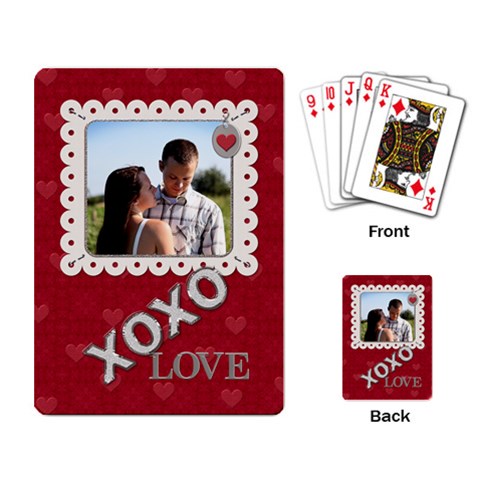 Xoxo Playing Cards By Lil Back