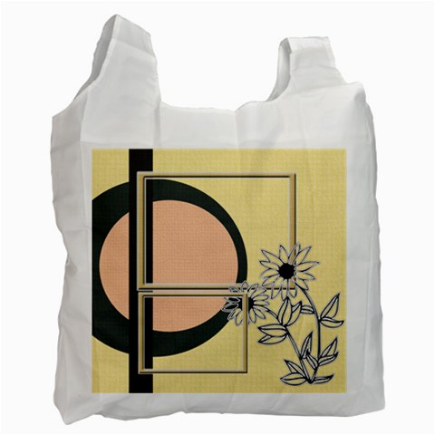 Sunflower Recycle Bag By Daniela Front