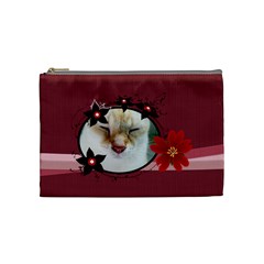 Flower red (7 styles) - Cosmetic Bag (Medium)