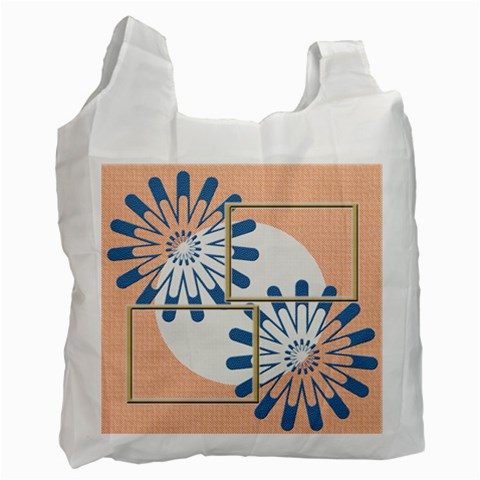 My Orange Recycle Bag By Daniela Front
