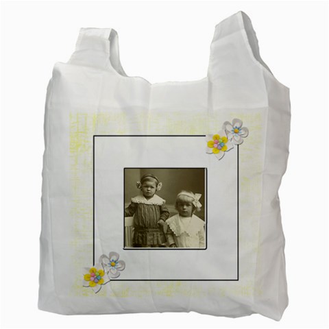 Flower Friends Recycle Bag Double Sided By Catvinnat Back