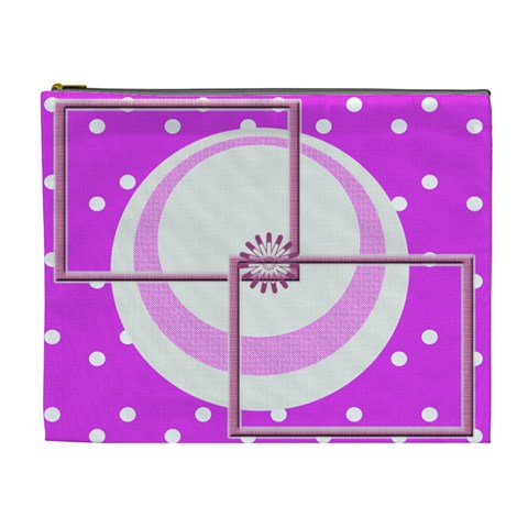 Baby Girl Xl Cosmetic Bag By Daniela Front