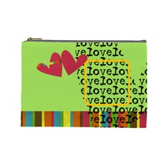 Love - Cosmetic BAG (L) (7 styles) - Cosmetic Bag (Large)