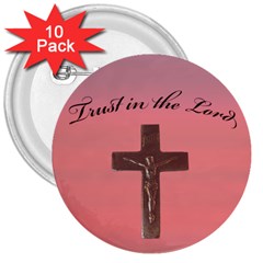 Easter 3 Inch Badge 3 - 3  Button (10 pack)