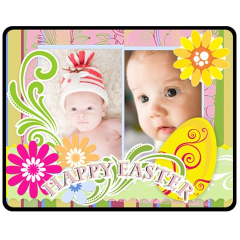 Spring Of Easter By Joely 60 x50  Blanket Front