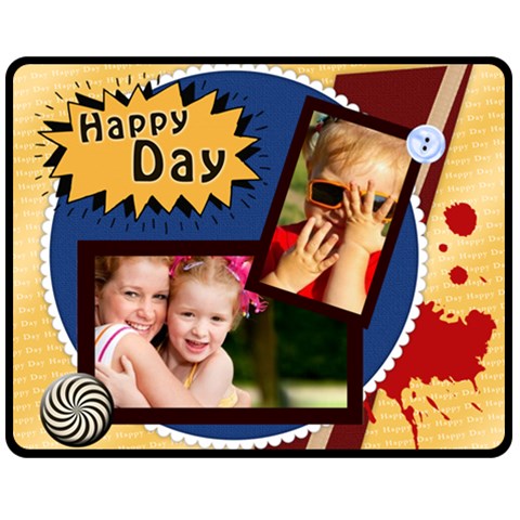 Happy Day By Joely 60 x50  Blanket Front