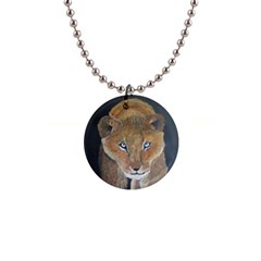 lioness - 1  Button Necklace