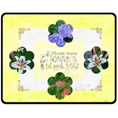 If Moms were FlowersMedium Fleece Blanket - Fleece Blanket (Medium)