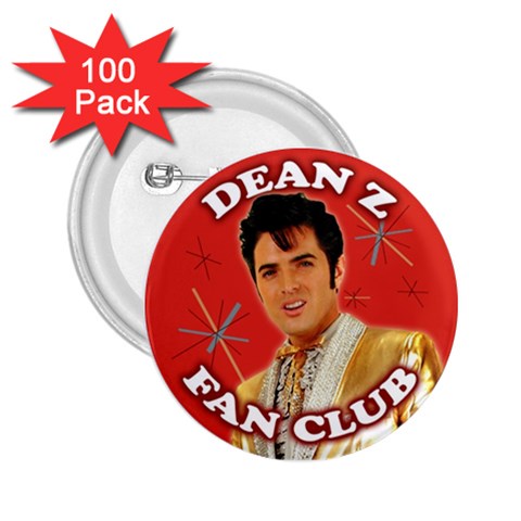 Dean Z Fan Club Button By Carol Schwenk Front