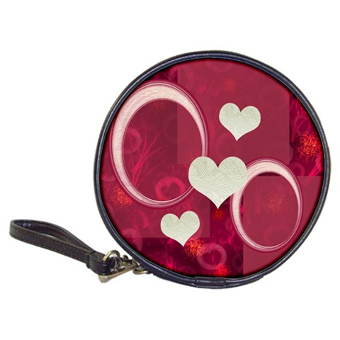 I Heart You Pink 20 Cd Wallet By Ellan Front