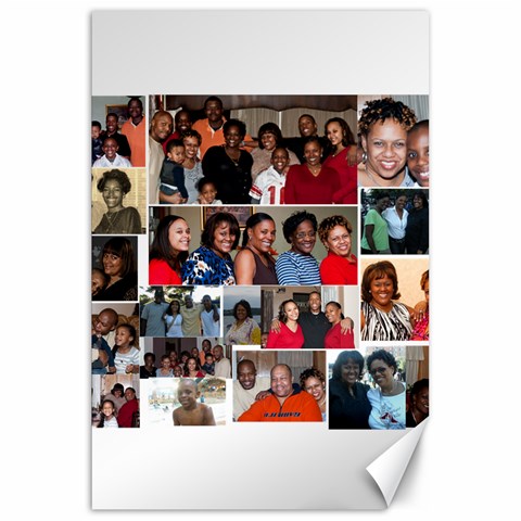 Family Collage By Danielle Davis 19.62 x28.9  Canvas - 1