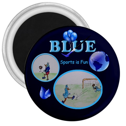 Blue Football By Trine Front