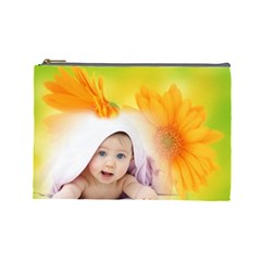 baby flower cosmetoc mag L - Cosmetic Bag (Large)