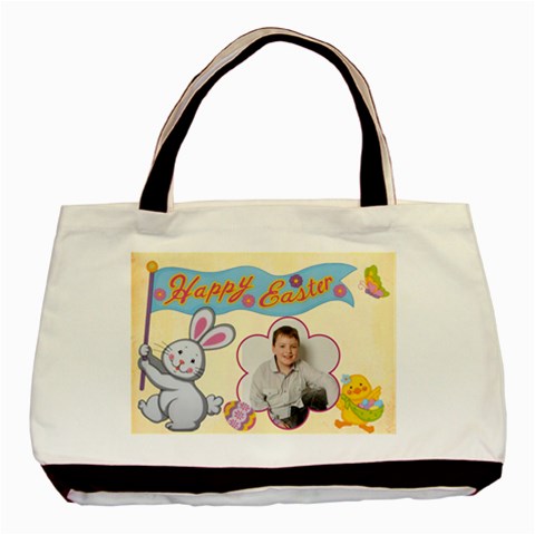 Happy Easter Double Sided Tote By Catvinnat Front