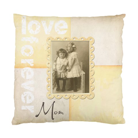 Love Forvber Mom Double Dided Cushion Cover By Catvinnat Front