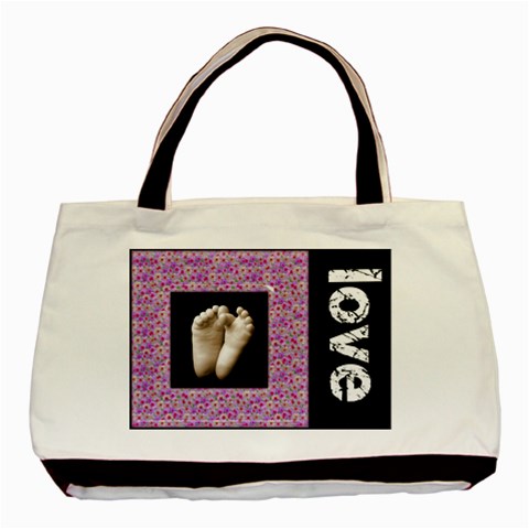 Baby Love Double Sided Tote Bag By Catvinnat Back