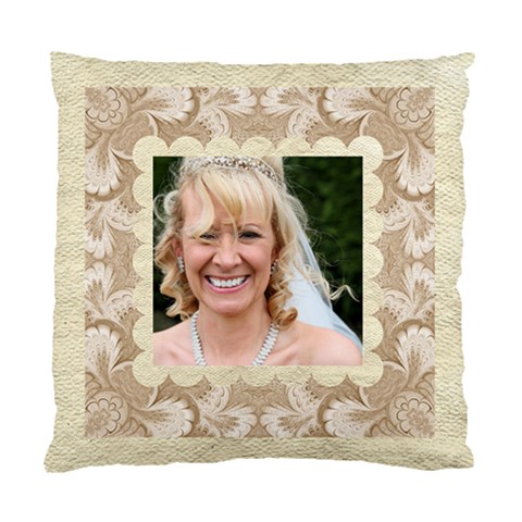 Damask Wedding Double Sided Cushion Cover By Catvinnat Front