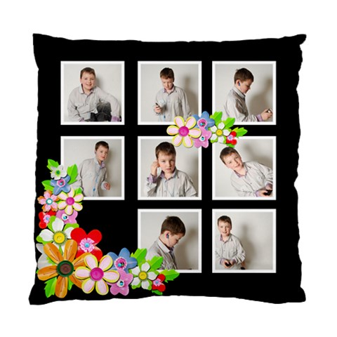 Monochrome Spring Double Sided Cushion Cover By Catvinnat Front