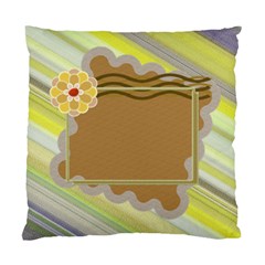 Yellow flower cushion case 2s - Standard Cushion Case (Two Sides)
