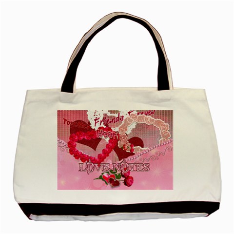 Love Notes Pink Tote With 2 Frames By Ellan Front