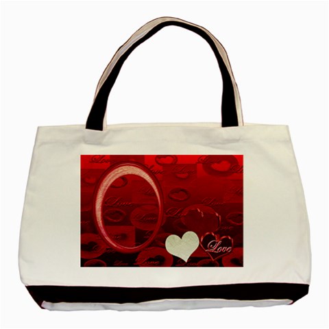 Red Love Tote By Ellan Front
