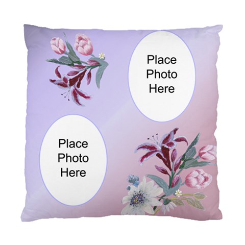Pink And Mauve Romance Double Sided Cushion Case By Deborah Back