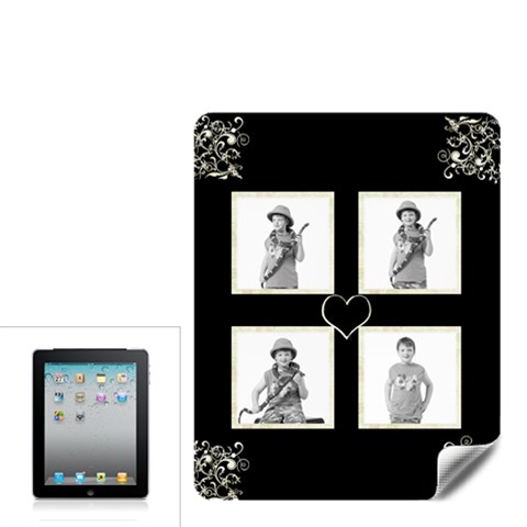 Simple Quad Frame Apple Ipad Skin By Catvinnat Front