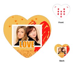 Love card - Playing Cards Single Design (Heart)