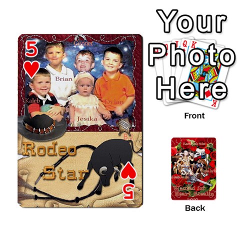 Stephen & Chase, Kiai , Hailly & Dianne Mckee Family s Cards By Pamela Sue Goforth Front - Heart5
