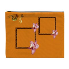 orange cosmetic bag XL (7 styles) - Cosmetic Bag (XL)