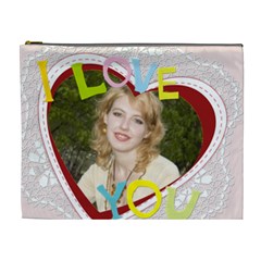 I love you - Cosmetic Bag (XL)